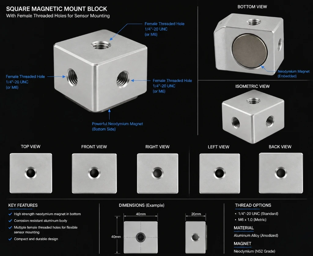 Neodymium Block Magnet - 15 x 5 x 2mm